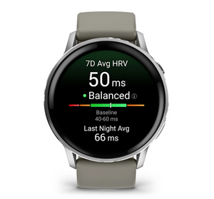 Garmin Venu 4 - 45mm Silver with Silver Gray Silicone Band (Pre-order)