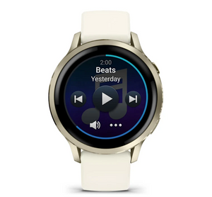 Garmin Venu 4 - 41mm Lunar Gold with Bone Silicone Band (Pre-order)