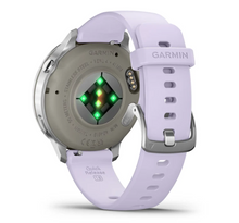 Load image into Gallery viewer, Garmin Venu 4 - 41mm Silver with Periwinkle Silicone Band (Pre-order)
