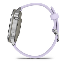 Load image into Gallery viewer, Garmin Venu 4 - 41mm Silver with Periwinkle Silicone Band (Pre-order)
