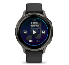Load image into Gallery viewer, Garmin Venu 4 - 41mm Slate with Black Silicone Band (Pre-order)
