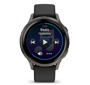 Garmin Venu 4 - 41mm Slate with Black Silicone Band (Pre-order)