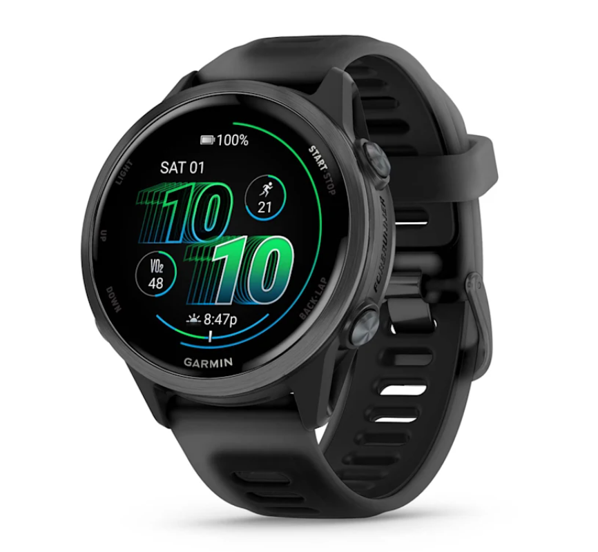 Garmin Forerunner 570 - 42mm Slate Gray Aluminum with Translucent Black/Black Band