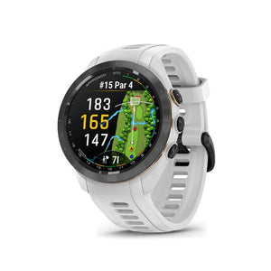 Garmin Approach S70 (42mm) Black Ceramic Bezel with White Silicone Band