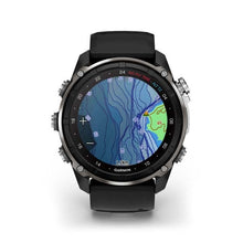 Load image into Gallery viewer, Garmin Descent Mk3i - 51mm Silver and Black PVD Titanium with Black/Pebble Gray Silicone Band (Pre-order)
