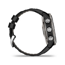 Load image into Gallery viewer, Garmin Descent Mk3i - 51mm Silver and Black PVD Titanium with Black/Pebble Gray Silicone Band (Pre-order)
