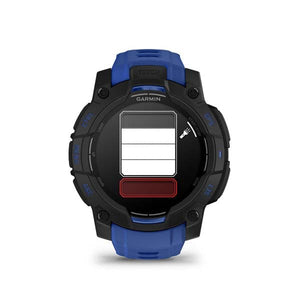 Garmin Instinct 3 AMOLED Black with Black/Bolt Blue Band - 45mm (Pre-order)