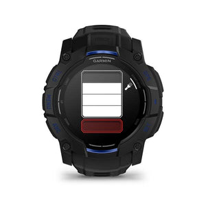 Garmin Instinct 3 AMOLED Black with Black/Bolt Blue Band - 50mm (Pre-order)