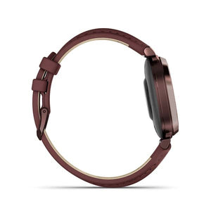 Garmin Lily 2 Classic Dark Bronze with Mulberry Leather Band