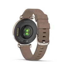 Load image into Gallery viewer, Garmin Lily 2 Classic Cream Gold with Coffee Nylon Band
