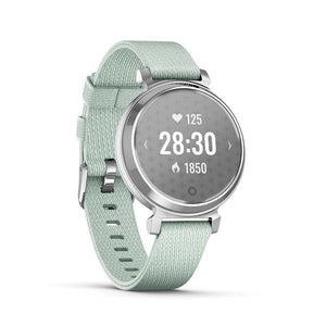 Garmin Lily 2 Classic Silver with Sage Gray Nylon Band