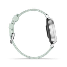 Load image into Gallery viewer, Garmin Lily 2 Classic Silver with Sage Gray Nylon Band
