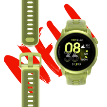 Load image into Gallery viewer, Coros Pace 4 Aluminum Neon Yellow Silicone
