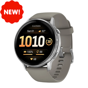 Garmin Venu 4 - 45mm Silver with Silver Gray Silicone Band (Pre-order)