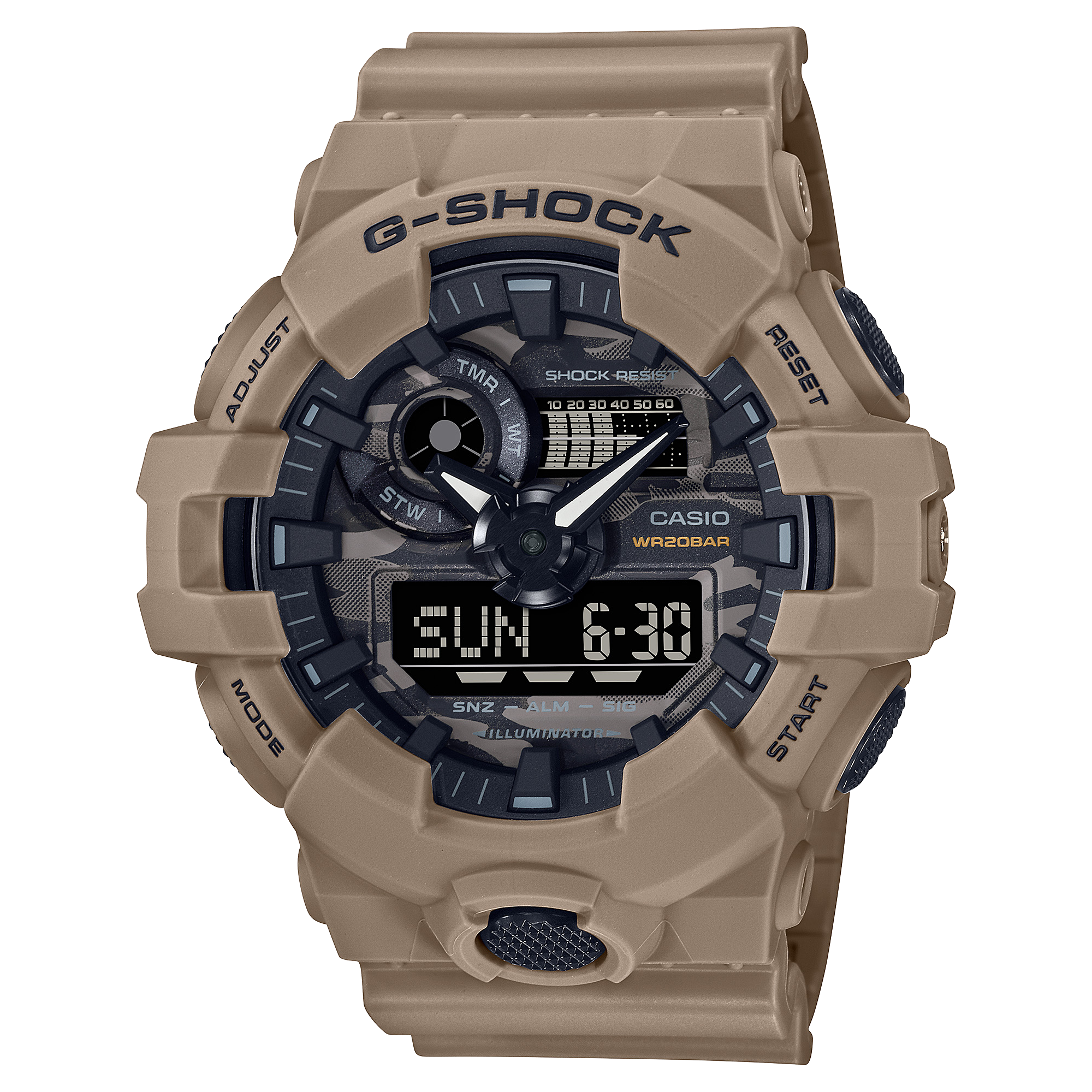 G shock resist casio 2025 wr20bar