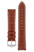 Hirsch MODENA Alligator-Embossed Leather Watch Strap 20mm