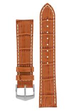 Load image into Gallery viewer, Hirsch MODENA Alligator-Embossed Leather Watch Strap 22mm

