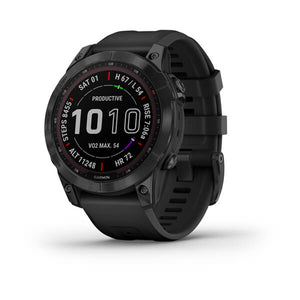 Garmin Fenix 7 Sapphire Solar Black DLC Titanium with Black Band
