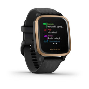 Venu Sq Music Black Rose Gold