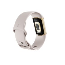 Load image into Gallery viewer, Fitbit Charge 5 Lunar White Soft Gold
