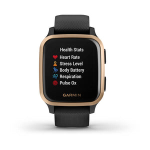 Venu Sq Music Black Rose Gold