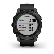 Load image into Gallery viewer, Garmin Fenix 7 Sapphire Solar Black DLC Titanium with Black Band
