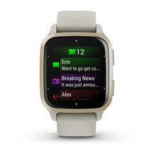 Load image into Gallery viewer, Garmin Venu SQ 2 Music French Gray Cream Gold
