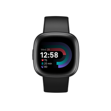 Load image into Gallery viewer, Fitbit Versa 4 Black Graphite
