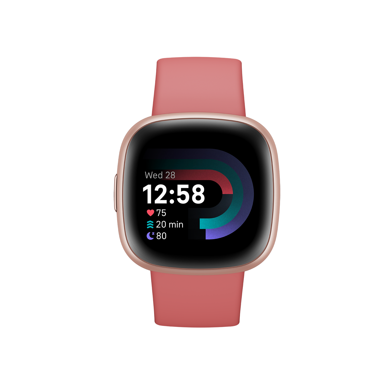 Fitbit Versa 4 Pink Sand Copper Rose